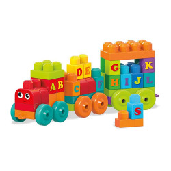Mega bloks dxh35 abc treno di apprendimento