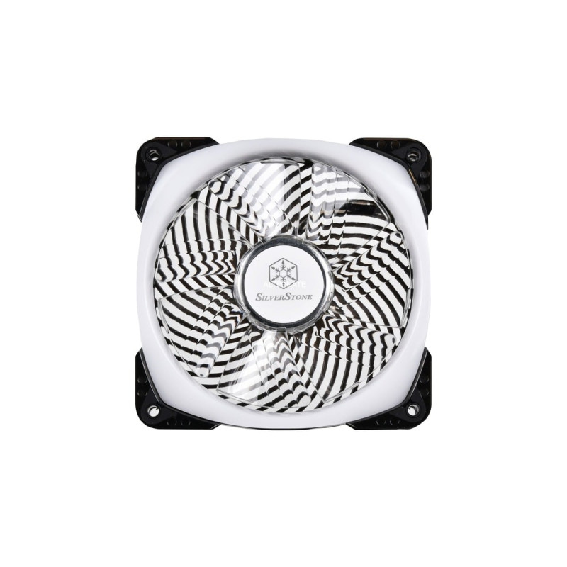 Ventola 120x120 silverstone ap124 rgb indirizzabile nero [sst-ap124-argb]