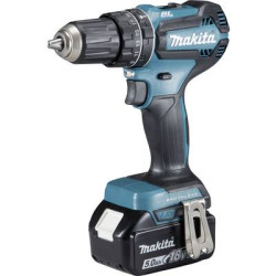 Trapano avvitatore a percussione a batteria makita 18 v 5.0 ah con