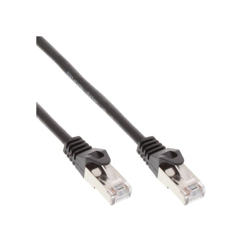 Cavo di rete inline patch lan, sf/utp, cat.5e, guaina pvc, cu (100