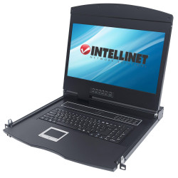 Console kvm switch con lcd 17'' da rack 19''