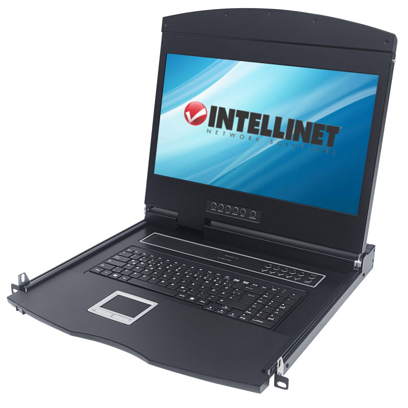 Console kvm switch con lcd 17'' da rack 19''