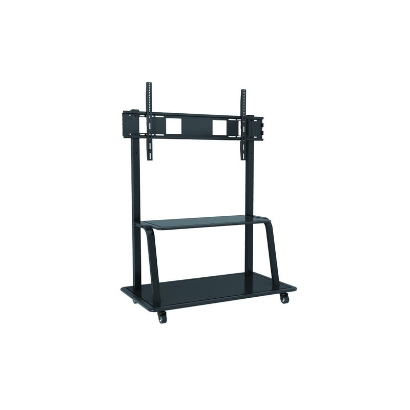 Supporto da pavimento techly con mensola per tv 55-110''