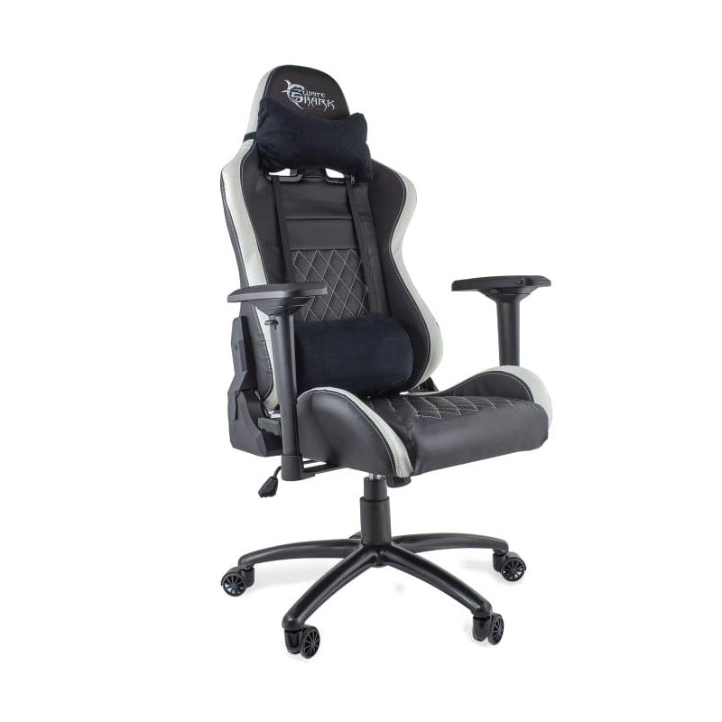 Sedia gaming white shark nitro-gt bianca/nera