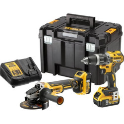 Set utensili dewalt 18v combo (trapano avvitatore/smerigliatrice