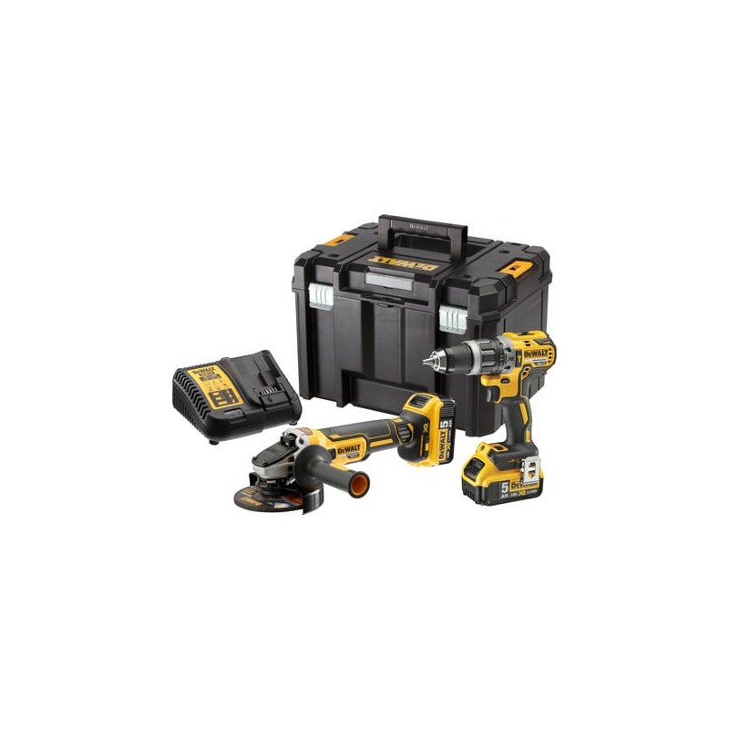Set utensili dewalt 18v combo (trapano avvitatore/smerigliatrice