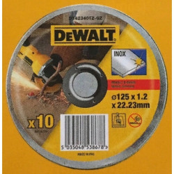 Disco da taglio dewalt acciaio inossidabile 125mmx1.2mm [dt42340tz-qz]