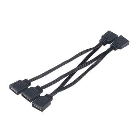 Cavo splitter akasa led rgb 40cm nero [ak-cbld05-40bk]