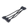Cavo splitter akasa led rgb 40cm nero [ak-cbld05-40bk]