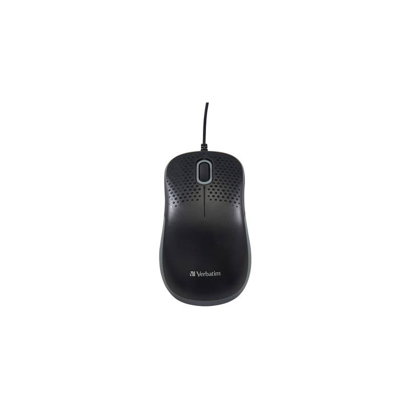 verbatim silent mouse usb ottico nero [49024]