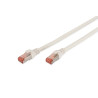 Cavo di rete patch digitus cat6 s-ftp 25cm bianco [dk-1644-0025-wh-10]