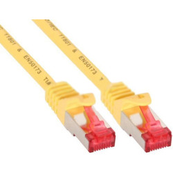 Cavo di rete patch inline s/ftp pimf c6 giallo 0.5m [76450y]