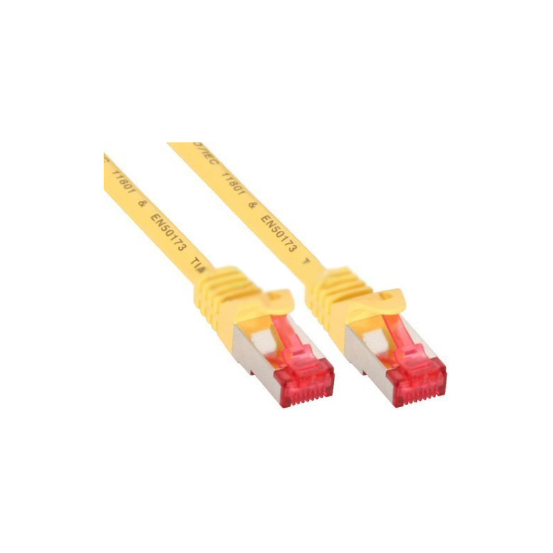 Cavo di rete patch inline s/ftp pimf c6 giallo 0.5m [76450y]