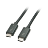 Cavo lindy thunderbolt 3 usb-c m/m 2m [41557]