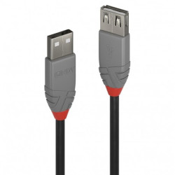 Cavo lindy usb 2.0 tipo a anthra line 1m [36692]