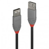 Cavo lindy usb 2.0 tipo a anthra line 1m [36692]