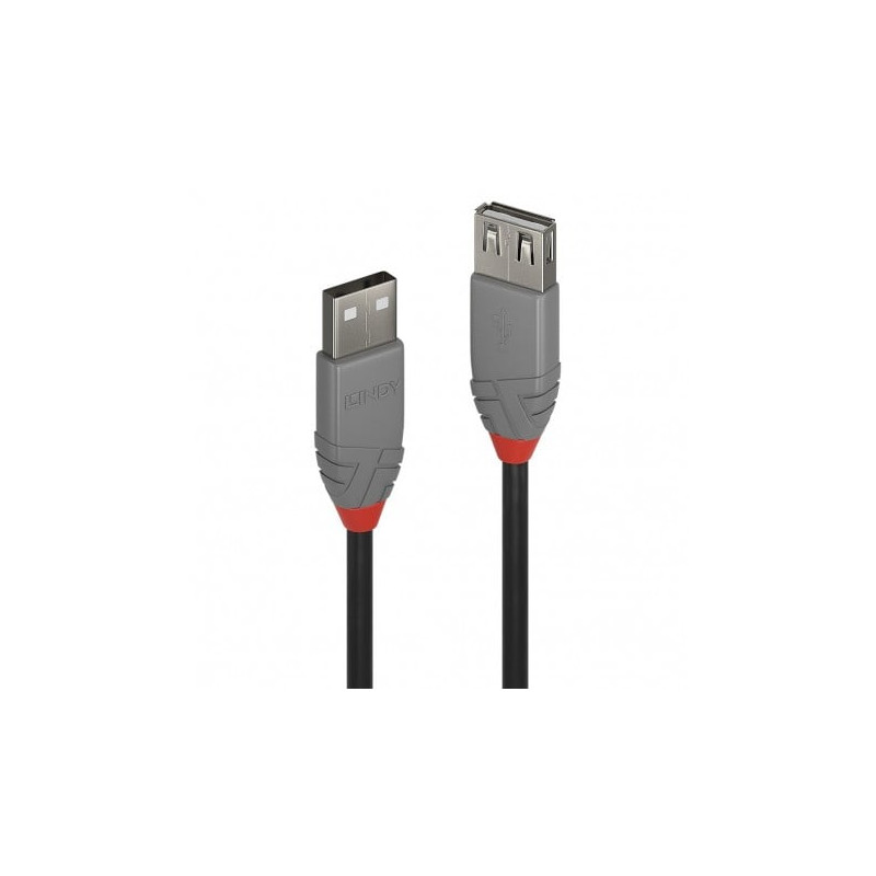 Cavo lindy usb 2.0 tipo a anthra line 2m [36693]