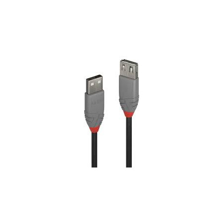 Cavo lindy usb 2.0 tipo a anthra line 0.5m [36701]