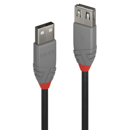Cavo lindy usb 2.0 tipo a anthra line 1m [36702]