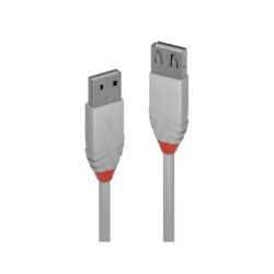 Cavo lindy usb 2.0 tipo a anthra line 0.2m [36710]