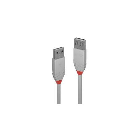 Cavo lindy usb 2.0 tipo a anthra line 2m [36713]