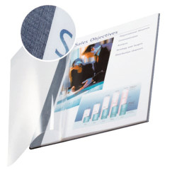 Scatola 10 copertine impressbind 3,5mm blu flessibile [73980035]
