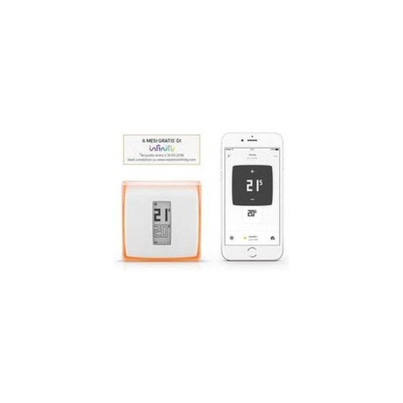 Termostato netatmo nth01-it-cg per smartphone