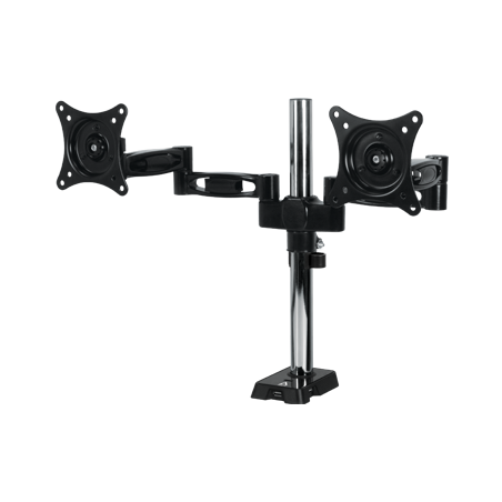 Supporto monitor arctic dual z2 con usb-hub nero [aemnt00053a]
