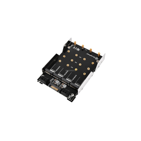 Telaio di montaggio ssd silverstone sst-sdp12 argento [40183]