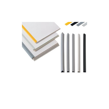 Sacchetto 20 dorsi rilegafogli dorsei 5mm bianco [61000501]