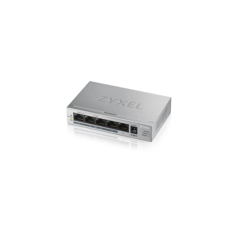Switch zyxel, 5porte rj-45, 60watt unmanaged [gs1005hp-eu0101f]