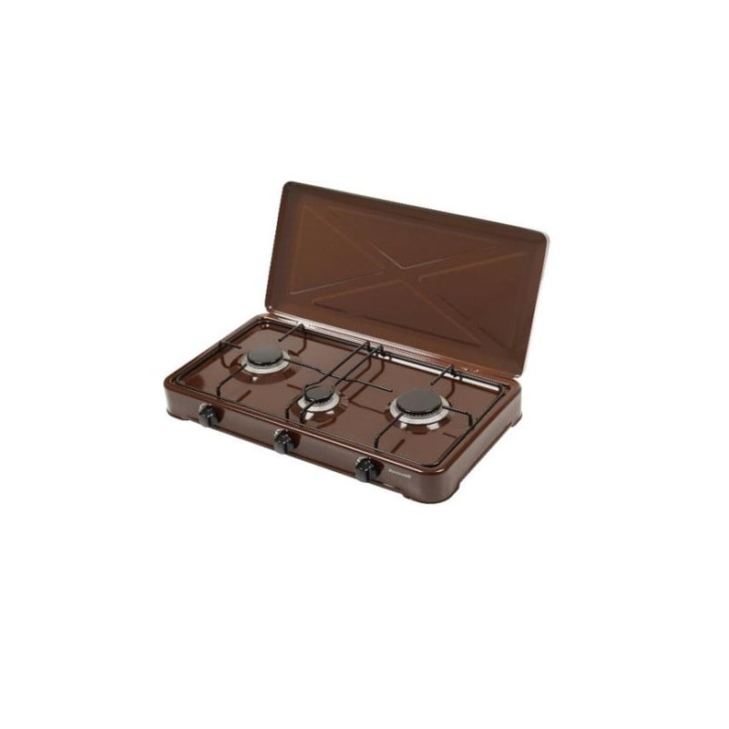 Fornello a gas ravanson 3fuochi marrone [k-03br]