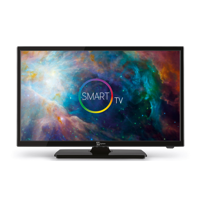 Tv led 24" telesystem 24ls09e hd smart classe f