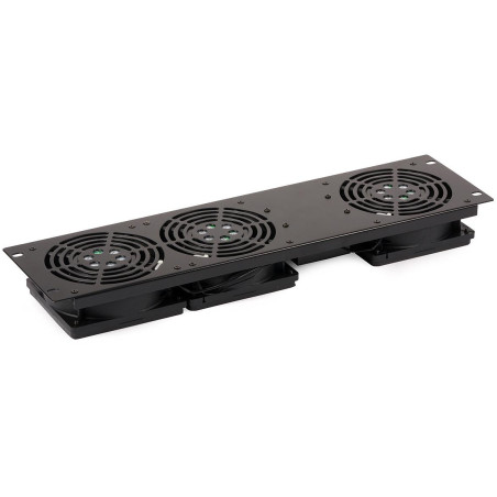 Sistema di ventilazione rack techly 3xventole a soffitto per rack