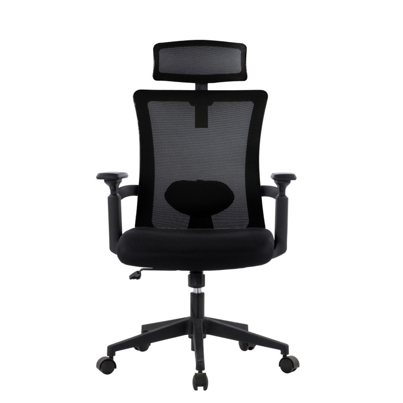 Sedia ufficio techly con schienale alto e poggiatesta regolabile