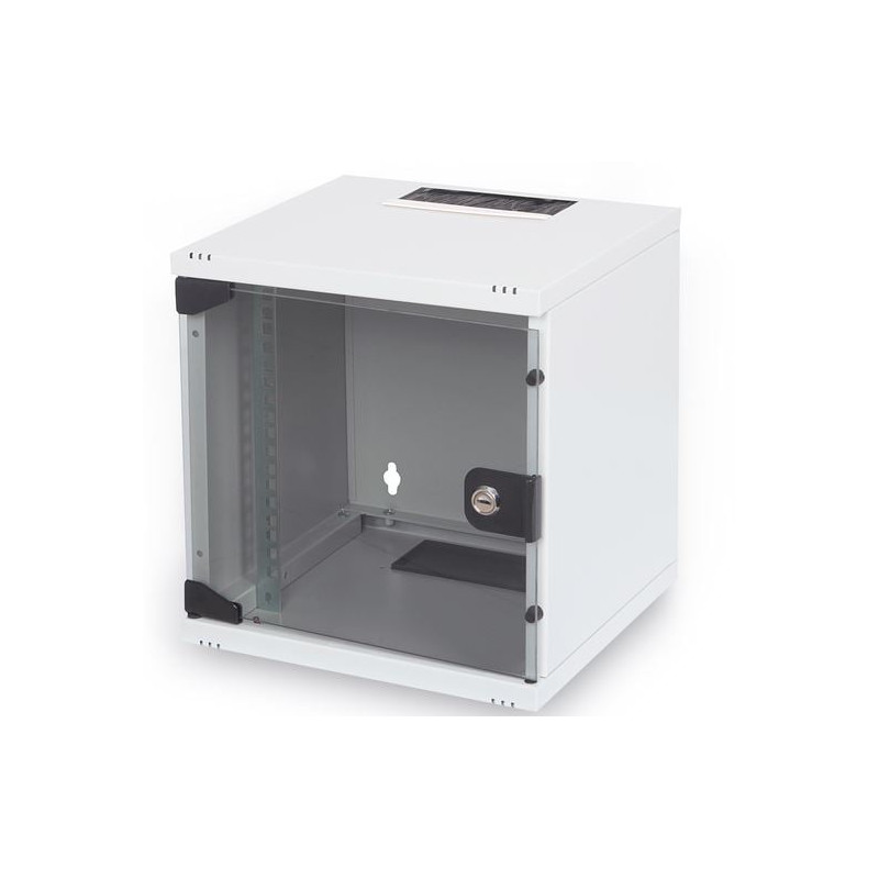 Armadio rack a muro digitus 10" 6u grigio [dn-10-set-1]