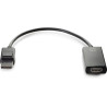 Adattatore hp displayport a hdmi true 4k ultra hd, nero [2ja63aa]