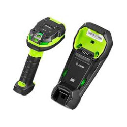 Lettore codice a barre zebra, wireless, nero e verde, 1d 2d, bluetooth