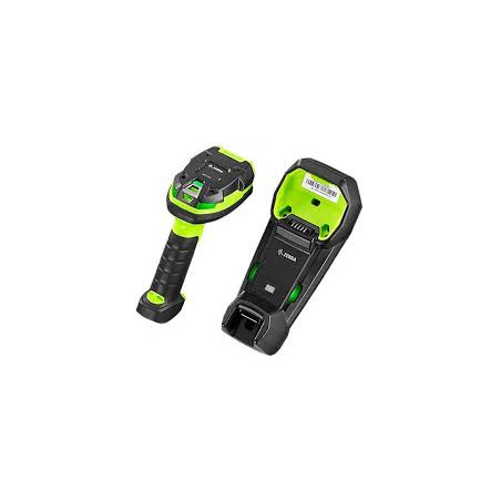 Lettore codice a barre zebra, wireless, nero e verde, 1d 2d, bluetooth