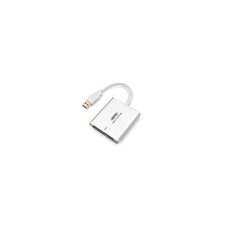 Card reader unitek y-9313 bianco [y-9313]