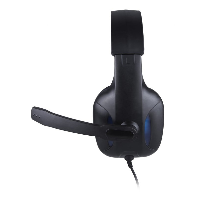 Cuffie gaming gembird ghs-04 con controllo volume nero opaco