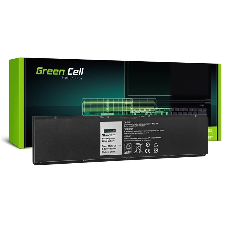 Batteria notebook green cell 34gkr f38ht per dell latitude e7440