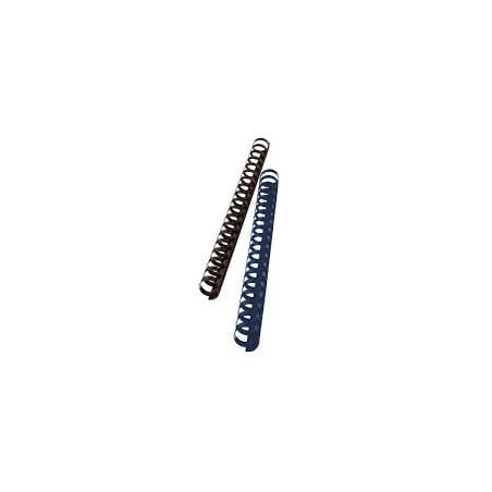Scatola 100 dorsi spirale 14mm blu 21 anelli [4028238]