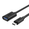 Cavo unitek usb type-c a usb type-a m/f [y-c476bk]