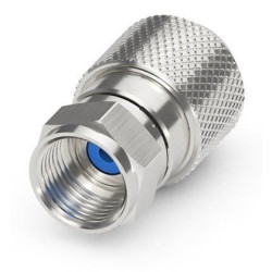 Confezione 10 adattatori f per cavi diametro 6,8/7mm