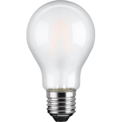 Lampadina led goobay e27 bianco caldo satinato 7w con filamento classe