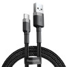 Cavo baseus usb-a a usb-c, 0,5m, grigio scuro [catklf-ag1]