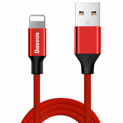 Cavo baseus yiven usb-a a lightning, 1,8m, rosso [calyw-a09]