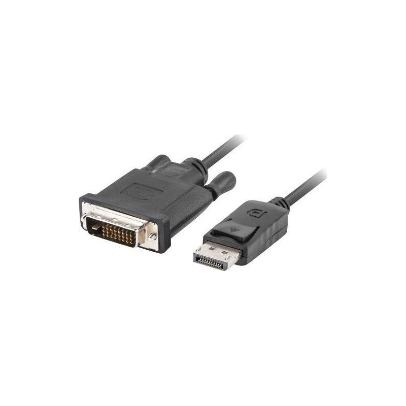 Cavo lanberg usb-a a dvi-d m/m, 1 m, nero [ca-dpdv-10cu-0010-bk]
