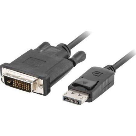 Cavo lanberg usb-a a dvi-d m/m, 1 m, nero [ca-dpdv-10cu-0010-bk]